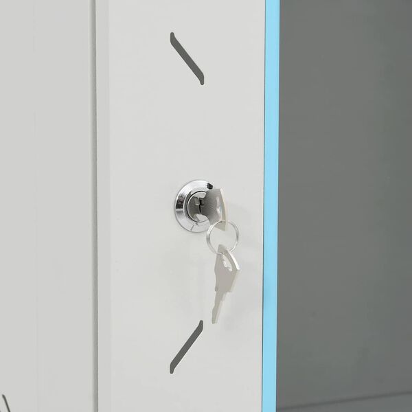 vidaXL 15U Network Cabinet 19" IP20 Grey 60x45x86 cm