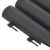 vidaXL Lawn Edgings 36 pcs Anthracite 990 cm Polypropylene