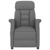 vidaXL Massage Chair Dark grey 70.5 x 96.5 x 95 cm Polyester