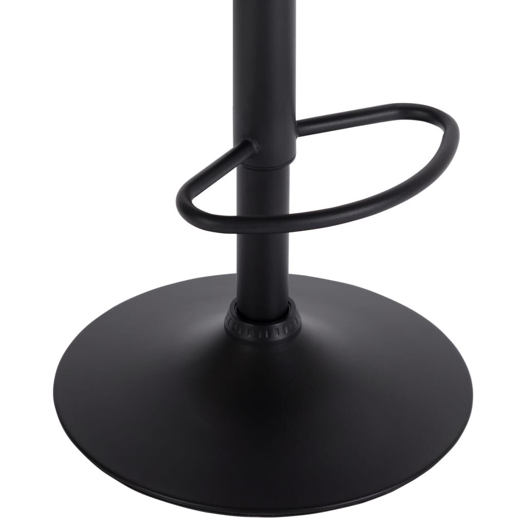 vidaXL Bar Stool Dark Grey Fabric