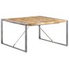 vidaXL Dining Table 140x140x75 cm Rough Mango Wood
