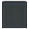 vidaXL Storage Box Anthracite 55 x 53 x 57 cm Polypropylene