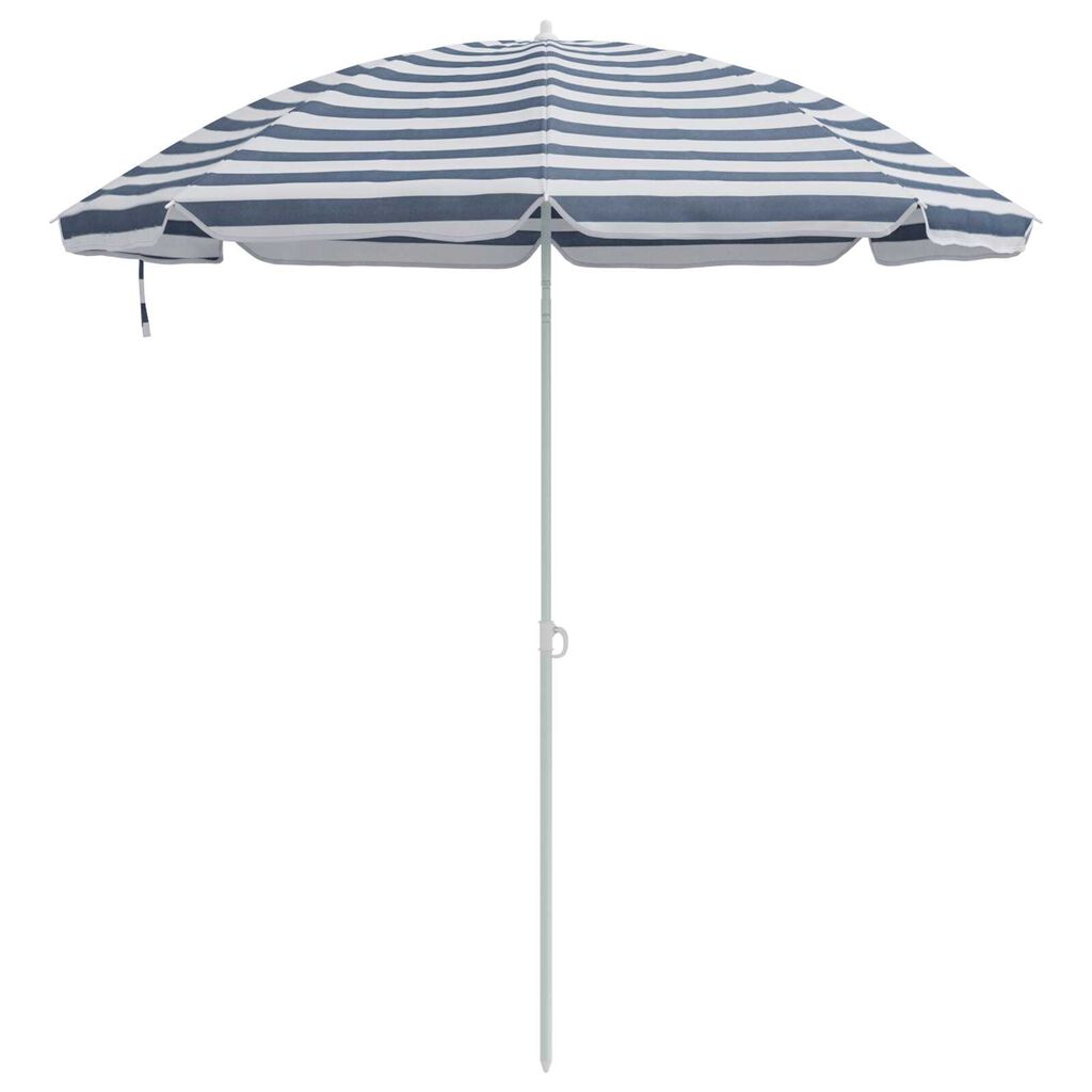 vidaXL Beach Parasol Blue 300 cm