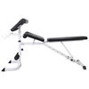 vidaXL Workout Bench with Weight Rack, Barbell and Dumbbell Set 120 kg