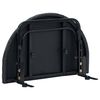 vidaXL Balcony Table 60x60x32 cm Black Poly Rattan