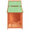vidaXL Dog Kennel Brown 143x60.5x109 cm Solid Wood Pine
