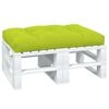 vidaXL Pallet Cushion Bright Green 120x80x12 cm Fabric
