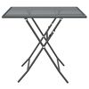 vidaXL 5 Piece Garden Dining Set Expanded Metal Mesh Anthracite