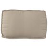 vidaXL Cushion Taupe 70 x 40 x 12 cm Oxford Fabric
