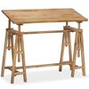 vidaXL Drafting Table Solid Mango Wood 116x50x76 cm