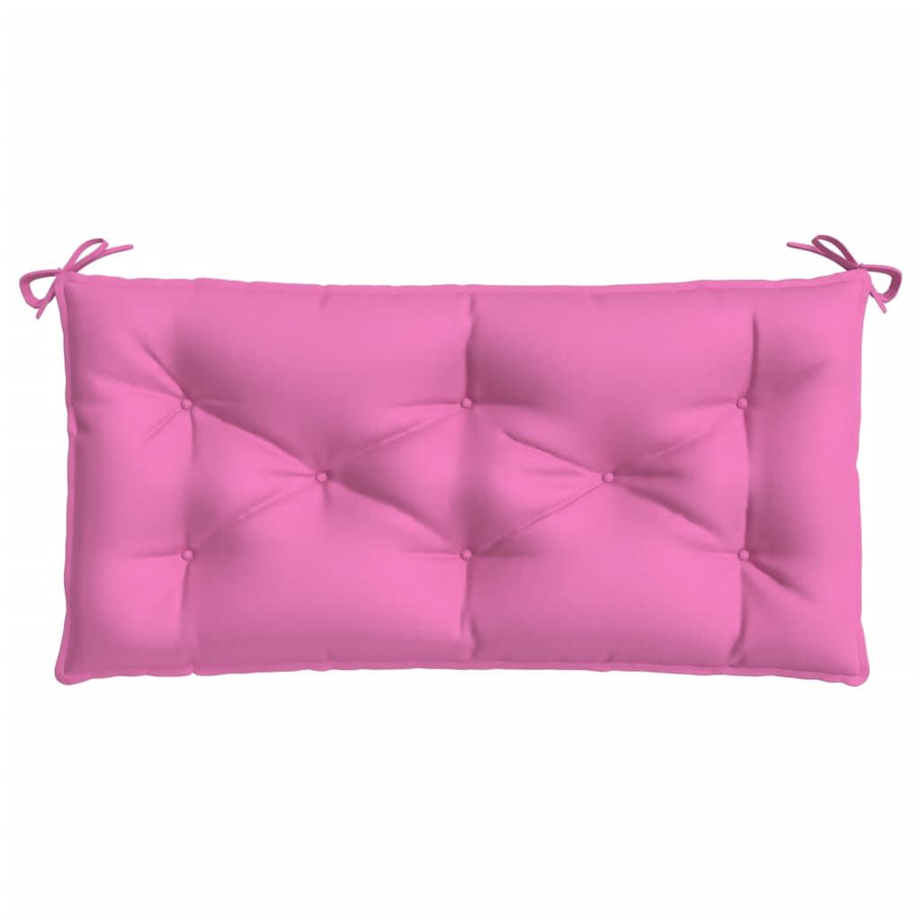 vidaXL Garden Bench Cushion Pink 100x50x7 cm Oxford Fabric