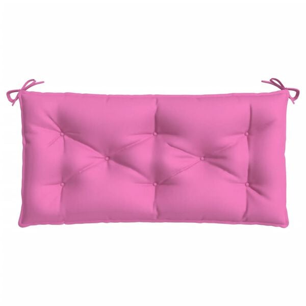 vidaXL Garden Bench Cushion Pink 100x50x7 cm Oxford Fabric