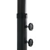 vidaXL Garden Parasol with Aluminium Pole 460x270 cm Black