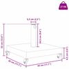 vidaXL Outdoor Umbrella Base Black 45 x 45 x 31.5 cm Steel , Concrete