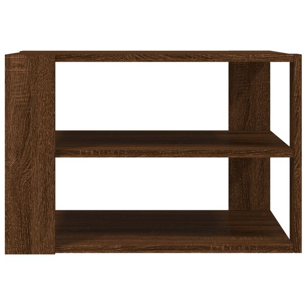 vidaXL Coffee Table Brown Oak 59.5x59.5x40 cm Engineered Wood