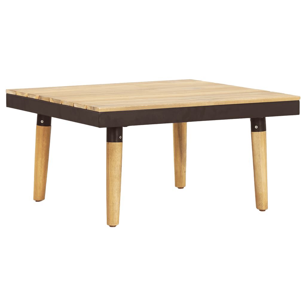 vidaXL 8-Seater Garden Lounge Set with Cushions Solid Acacia Wood