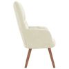 vidaXL Relaxing Chair Cream White Velvet