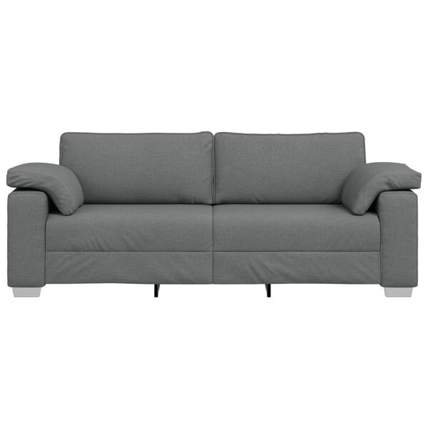 vidaXL 3-Seater Sofa Dark Grey 178 cm Fabric