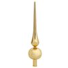 vidaXL Artificial Pre-lit Christmas Tree with Ball Set Gold 210 cm PET