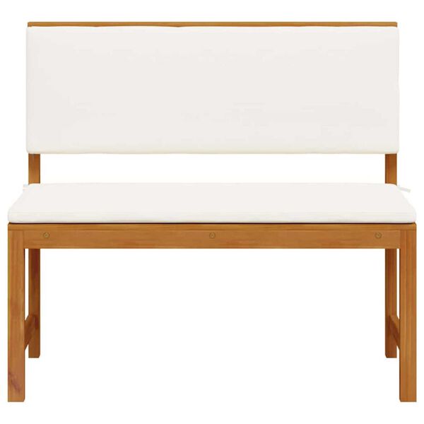 vidaXL Garden Bench Brown 100 x 50 x 91cm Solid Acacia wood
