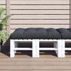 vidaXL Pallet Cushion Anthracite 120x80x12 cm Fabric