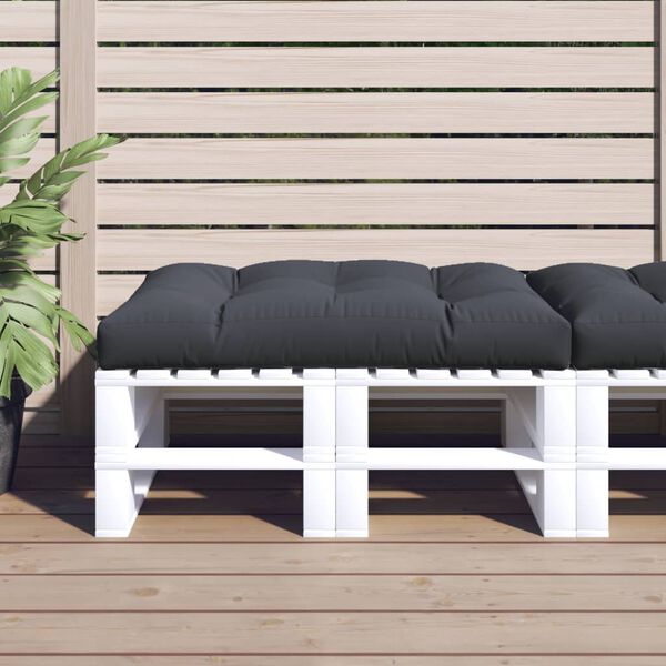 vidaXL Pallet Cushion Anthracite 120x80x12 cm Fabric