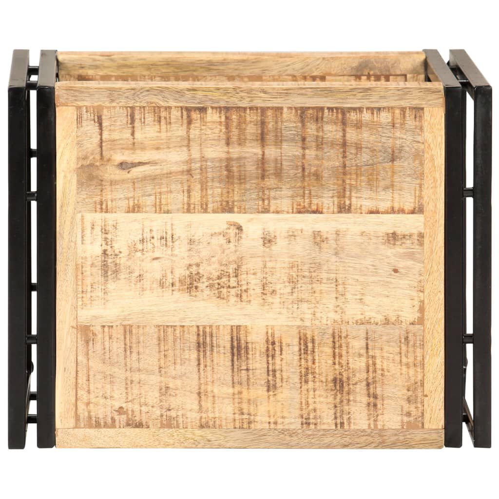 vidaXL Side Table 40x30x40 cm Rough Mango Wood