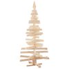 vidaXL Christmas Trees with Stand Natural 150 cm Solid pine wood