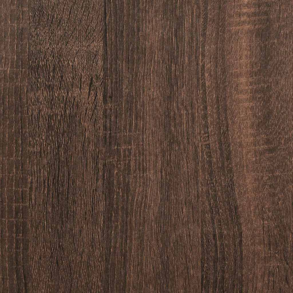 vidaXL Desk Brown Oak 90x45x76 cm Engineered Wood