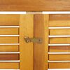 vidaXL Single Garbage Bin Shed 70x89x117 cm Solid Wood Acacia