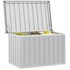 vidaXL Garden Storage Box Grey 109x67x65 cm
