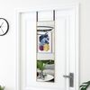 vidaXL Door Mirror Gold 30x100 cm Glass and Aluminium