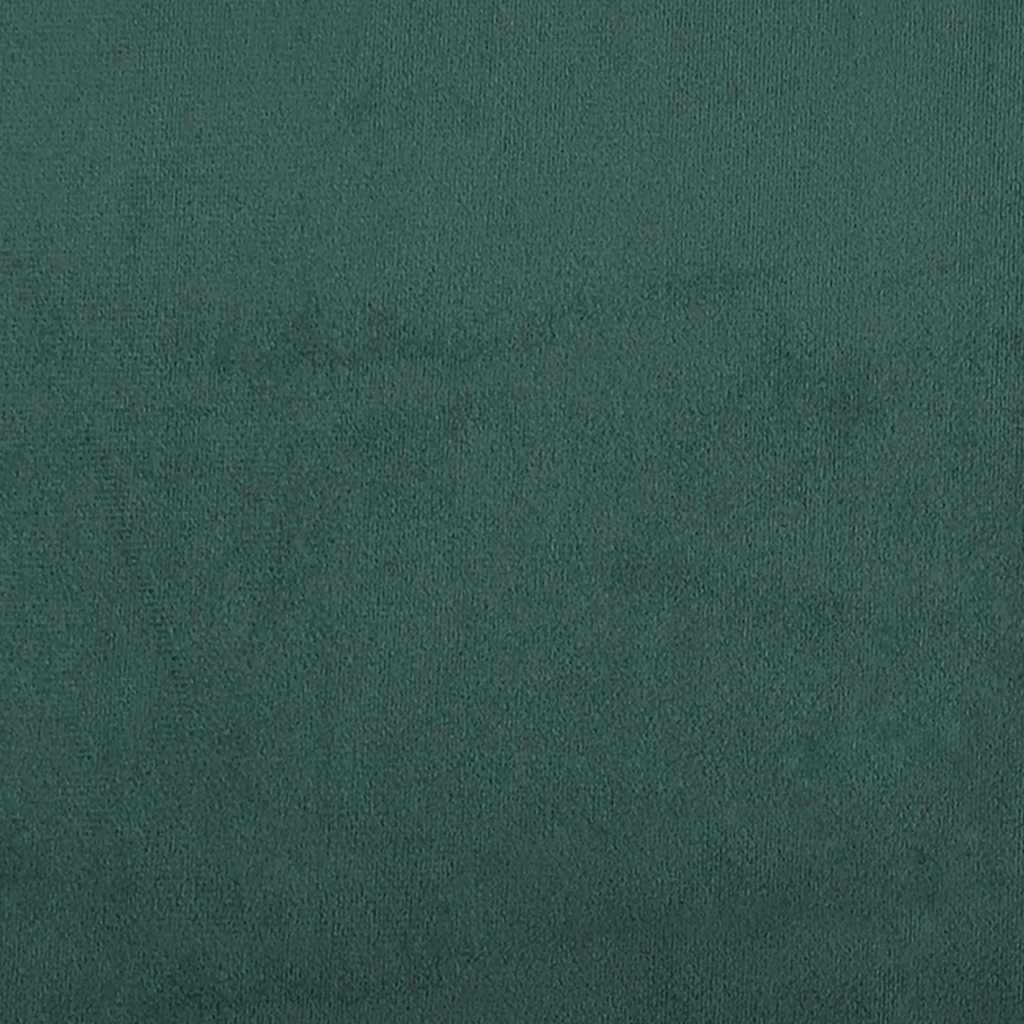 vidaXL Relaxing Chair Dark Green Velvet