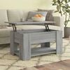 vidaXL Coffee Table Grey Sonoma 79x49x41 cm Engineered Wood
