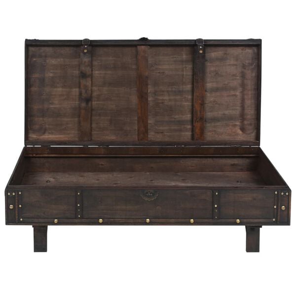 vidaXL Coffee Table Plywood Vintage Style 120x55x35 cm