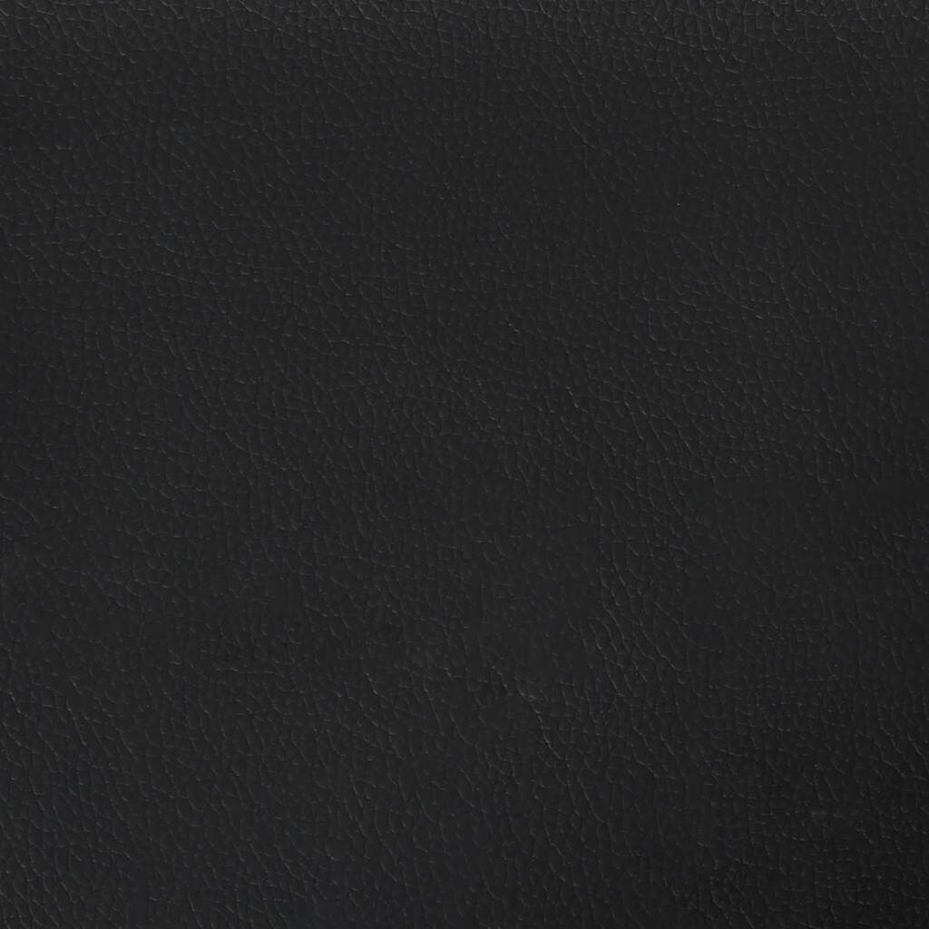 vidaXL Bed Frame without Mattress Black Full Faux Leather