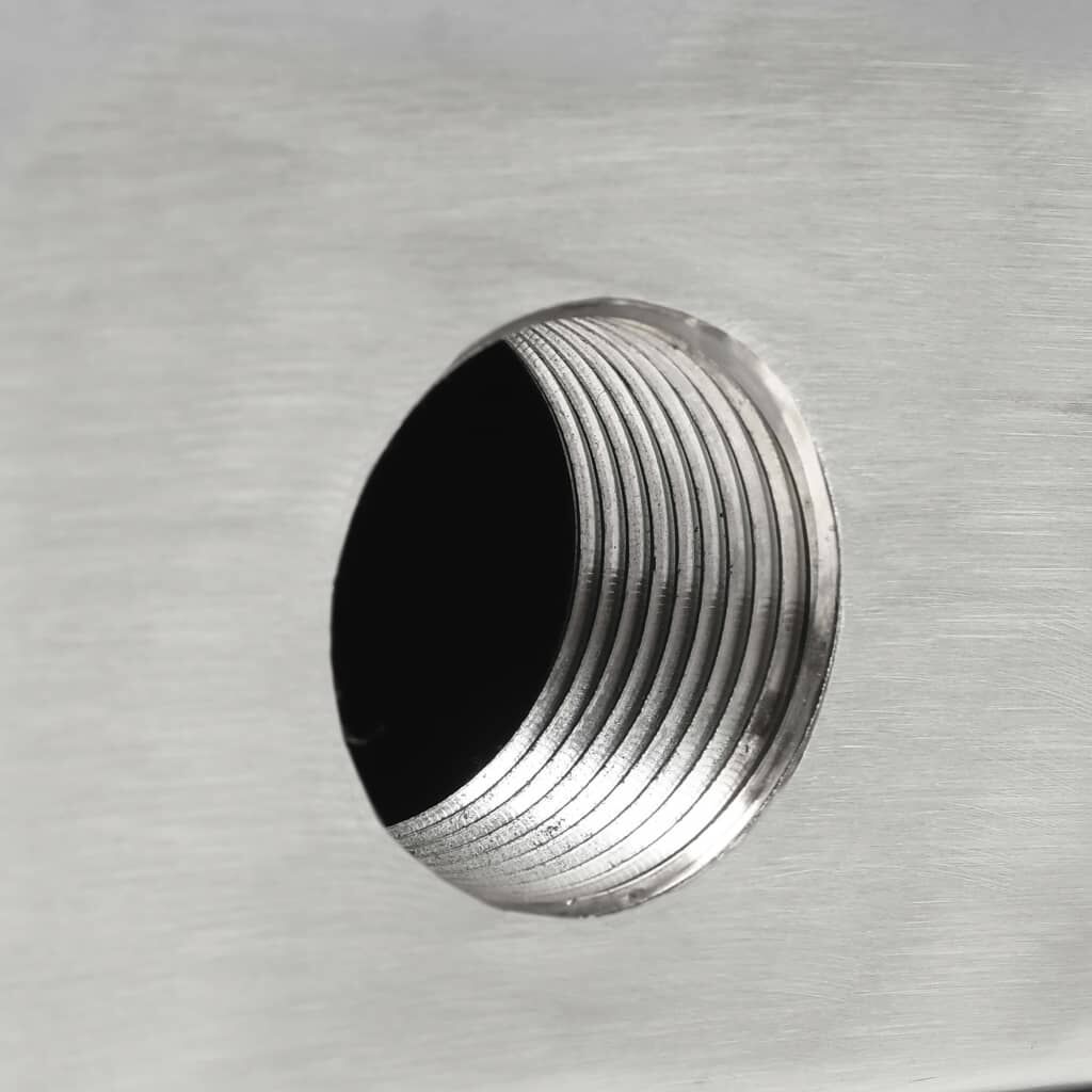 vidaXL Waterfall 30x34x14 cm Stainless Steel 304