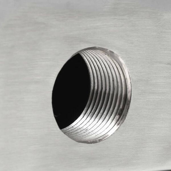vidaXL Waterfall 30x34x14 cm Stainless Steel 304