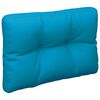 vidaXL Pallet Cushion Light Blue 60x40x12 cm Fabric