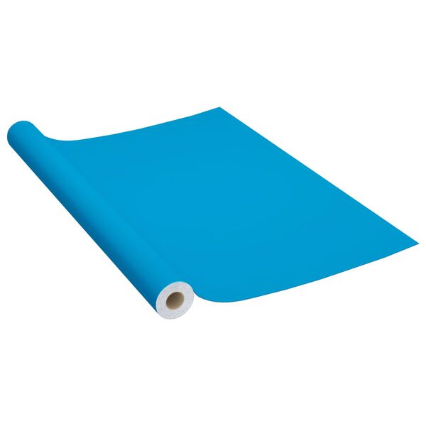vidaXL Self-adhesive Furniture Films 2 pcs Azure 500x90 cm PVC