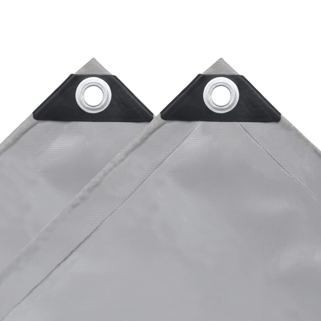 vidaXL Tarpaulin 650 g/m² 3x3 m Grey