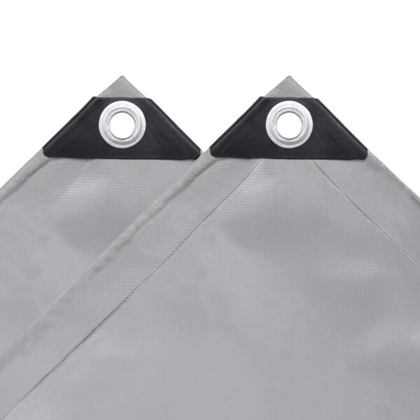 vidaXL Tarpaulin 650 g/m² 3x3 m Grey