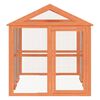 vidaXL Run Box Brown 141x94x104 cm Solid Wood Pine