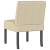vidaXL Slipper Chair Cream Fabric