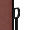 vidaXL Retractable Side Awning Brown 100x300 cm