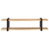 vidaXL TV Cabinet 160x40x40 cm Solid Rough Mango Wood