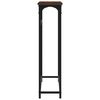 vidaXL Console Table Brown Oak 75x19.5x75 cm Engineered Wood
