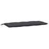 vidaXL Garden Bench Cushions 2 pcs Melange Anthracite 120x50x7 cm Fabric