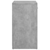 vidaXL Shoe Bench Concrete Grey 94.5x31x57 cm Engineered Wood