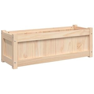 vidaXL Garden Planter 90x31x31 cm Solid Wood Pine
